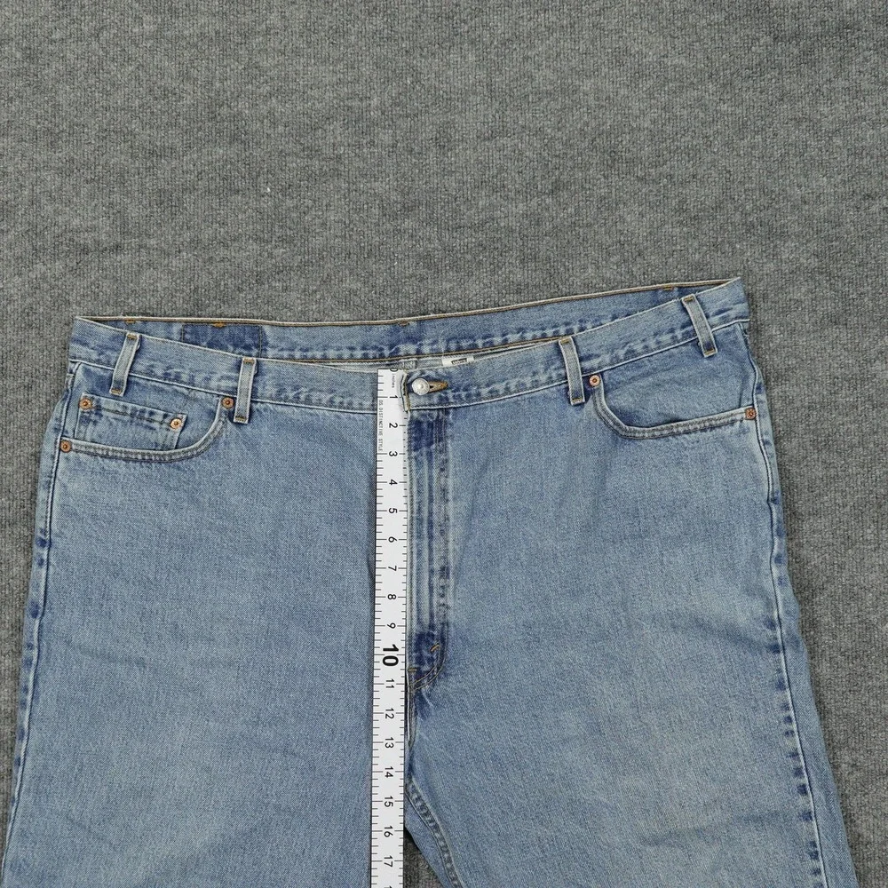 Vintage Levis 550 Jeans Mens 48x25 Blue Light Wash Relaxed Tapered Leg USA‎ Y2K